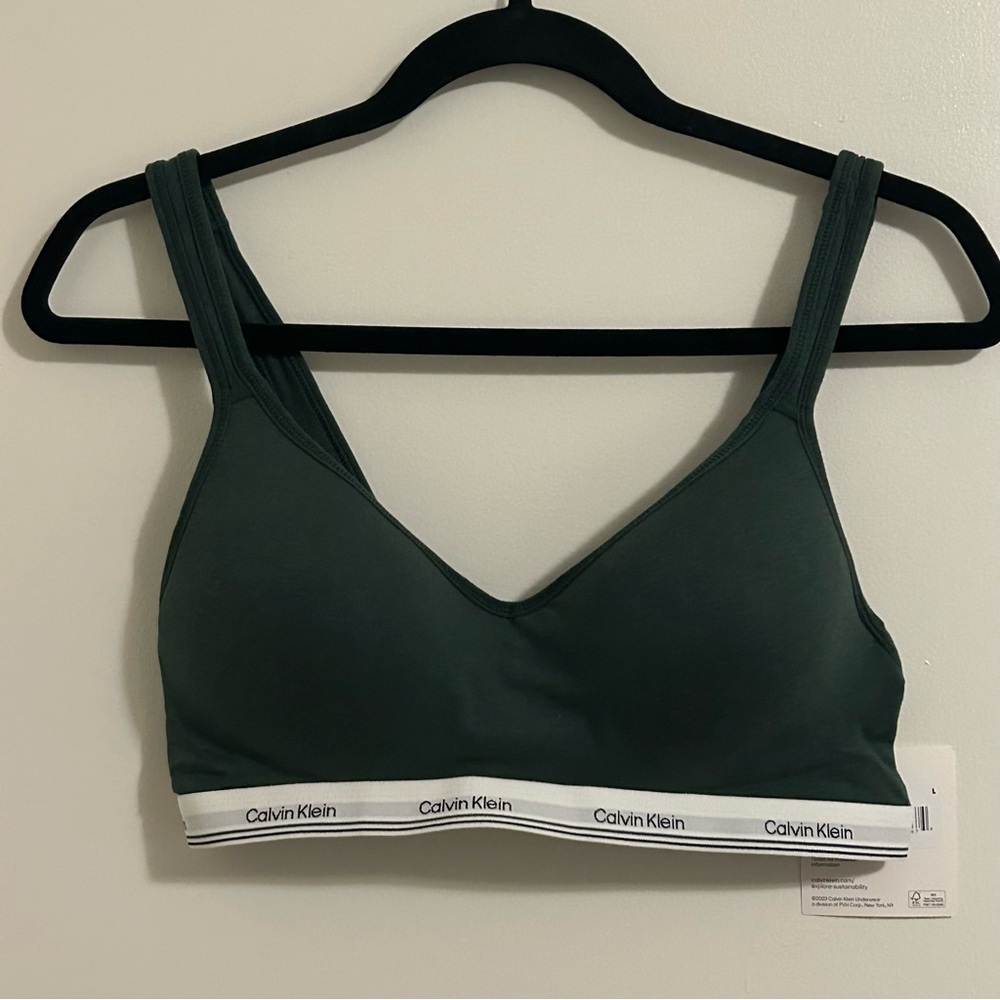 Calvin Klein Green Bralette